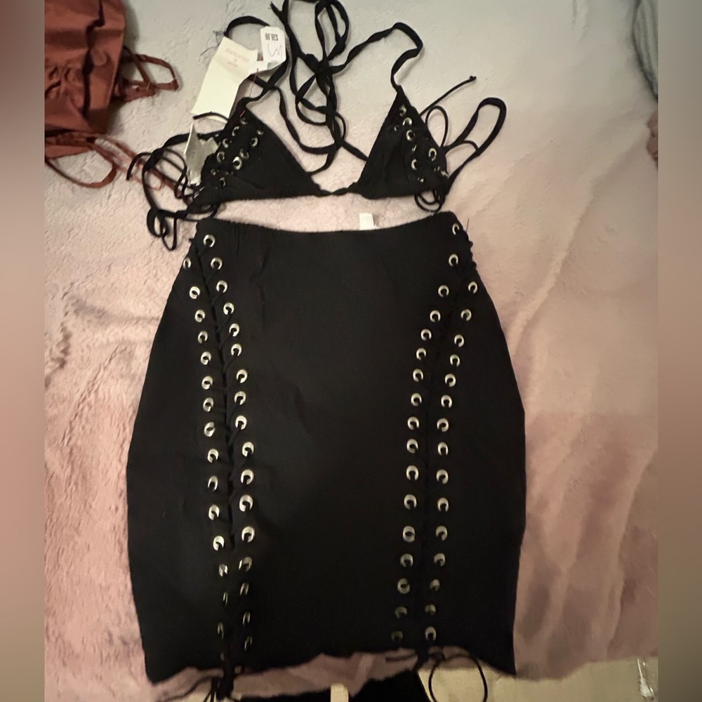 Two piece skirt set